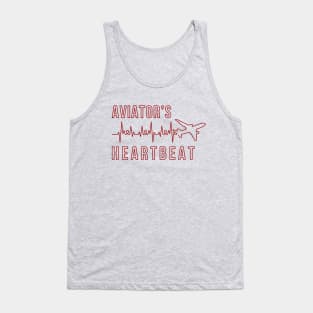 Aviator's Heartbeat Tank Top